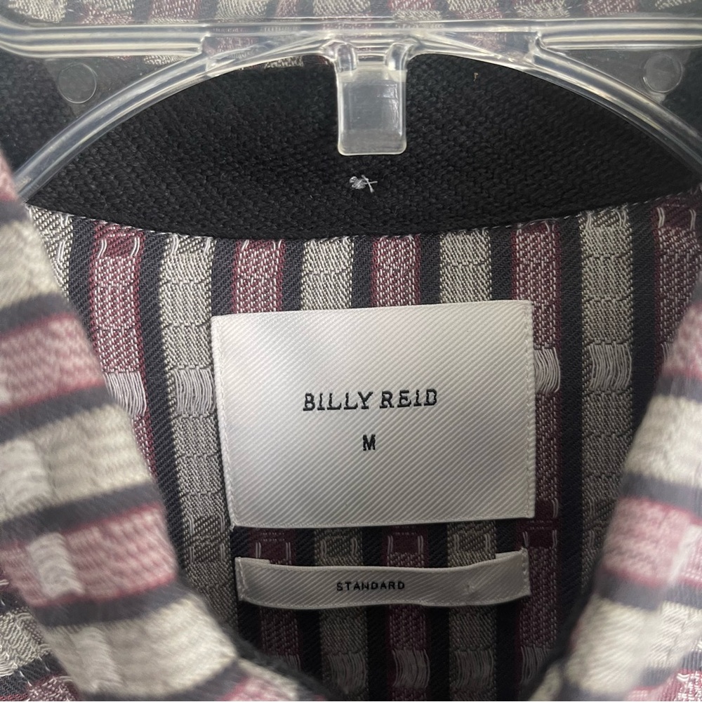 Billy Reid Button Down Long Sleeve Pattern Shirt - image 3